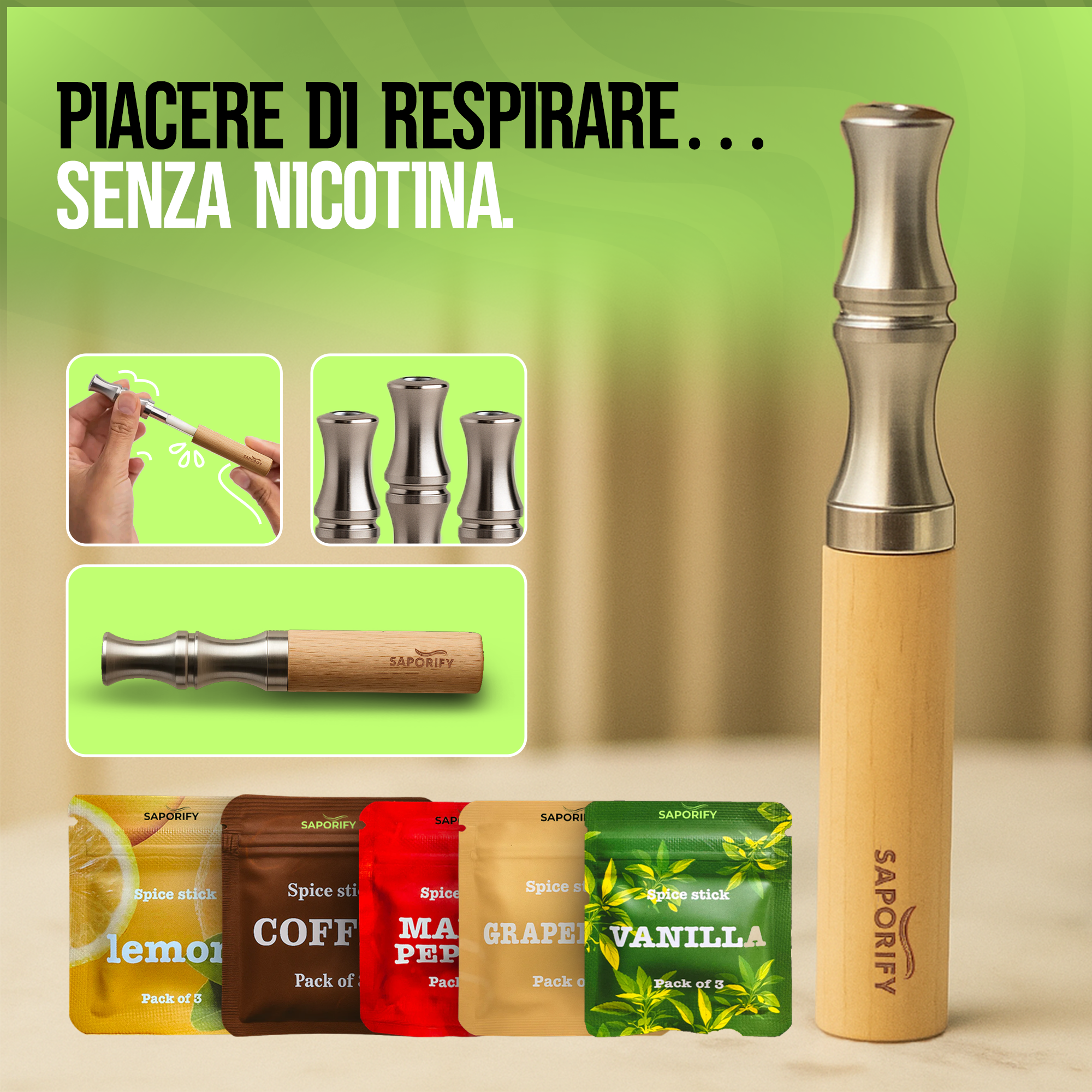 SIGARETTA INALATORE SAPORIFY
